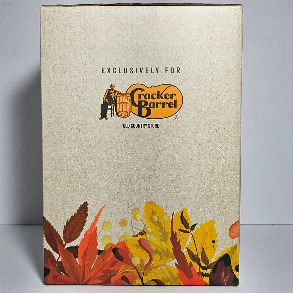 Cracker Barrel Stoneware Harvest Owl Teapot Brown Fall Autumn Decor